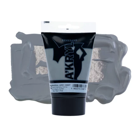 Farba akrylowa RENESANS A'KRYL 100 ml (72 - szary mineralny ciemny)
