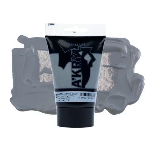 Przejdź do produktu Farba akrylowa RENESANS A'KRYL 100 ml (72 - szary mineralny ciemny)