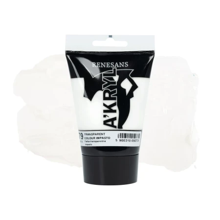 Farba akrylowa RENESANS A'KRYL 100 ml (79 - transparentna impasto)