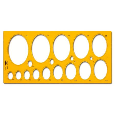 Szablon elips ARDA - 8-75 mm