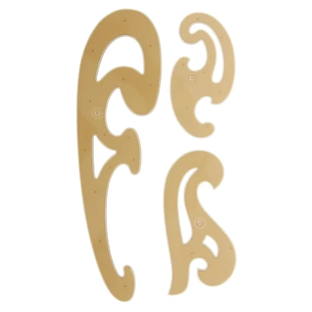 Zestaw krzywików kreślarskich KOH-I-NOOR - 3 szt.