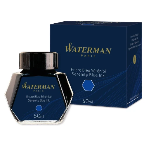 Przejdź do produktu Atrament do pióra wiecznego WATERMAN - Serenity Blue - niebieski - 50 ml
