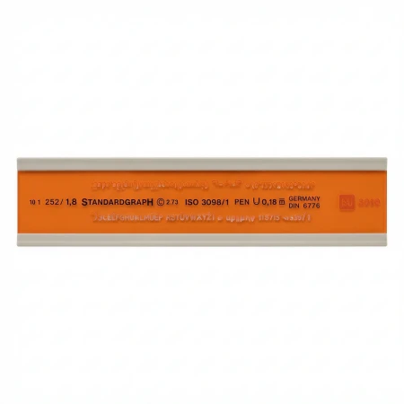 Szablon literowo-cyfrowy prosty STANDARDGRAPH - 1,8 mm