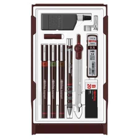 Zestaw rapidografów ROTRING Isograph Master Set - 0,1 / 0,3 / 0,5 mm