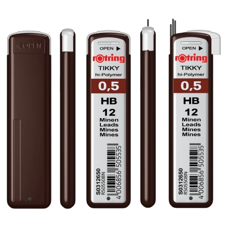 Grafity ROTRING Tikky Hi-Polymer 0,5 mm - HB