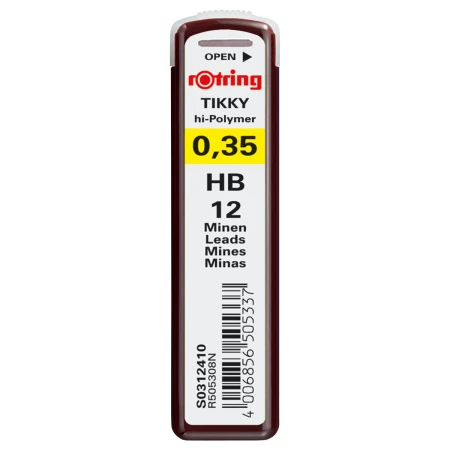 Grafity ROTRING Tikky Hi-Polymer 0,35 mm - HB
