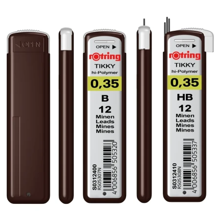 Grafity ROTRING Tikky Hi-Polymer 0,35 mm - HB