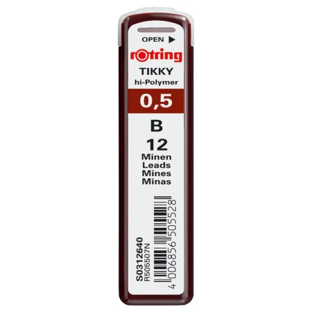 Grafity ROTRING Tikky Hi-Polymer 0,5 mm - B