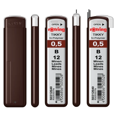 Grafity ROTRING Tikky Hi-Polymer 0,5 mm - B