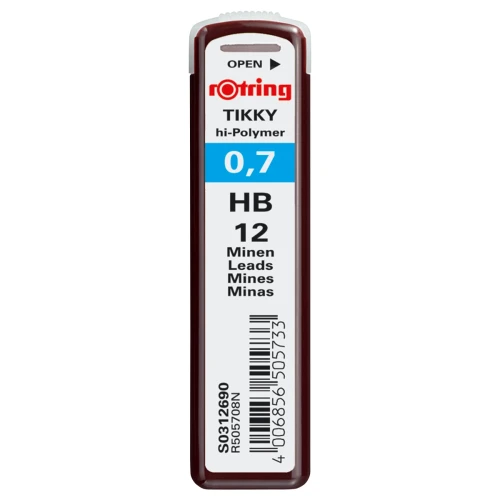 Przejdź do produktu Grafity ROTRING Tikky Hi-Polymer - 0,7 mm - HB