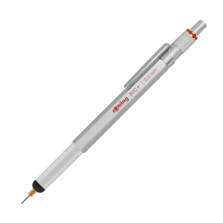 Ołówek automatyczny ROTRING 800+ 0,5 mm 1900183 - srebrny