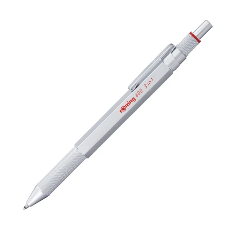 Multipen 3w1 ROTRING 600 0,5 mm 2164109 - srebrny