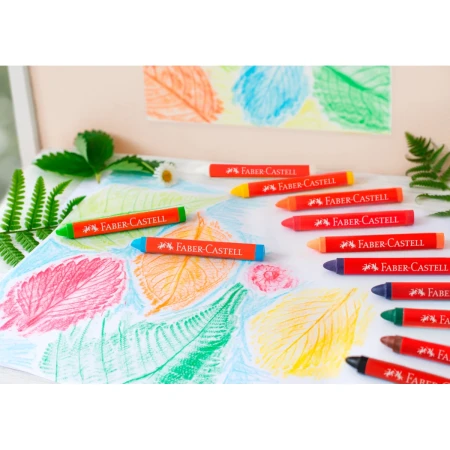 Kredki świecowe trójkątne FABER-CASTELL