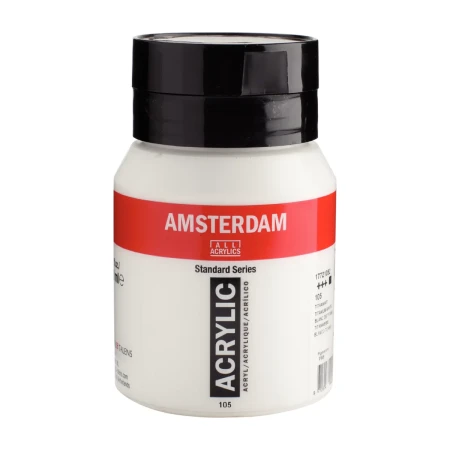 Farba akrylowa AMSTERDAM 500 (105 - Titanium White)
