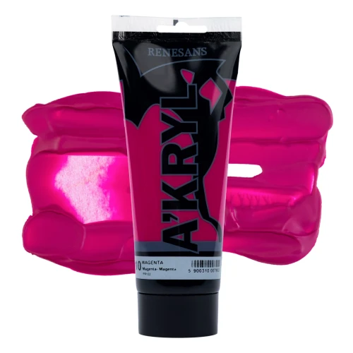 Przejdź do produktu Farba akrylowa RENESANS A'KRYL 200 ml (10 - magenta)