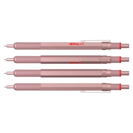 Długopis ROTRING 600 2183912 - rose gold - różowozłoty