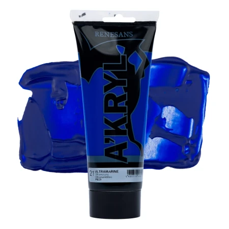 Farba akrylowa RENESANS A'KRYL 200 ml (21 - ultramaryna)