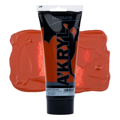 Przejdź do produktu Farba akrylowa RENESANS A'KRYL 200 ml (24 - ziemia sieneńska palona)