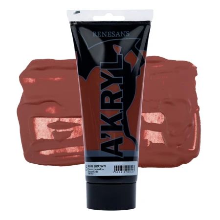 Farba akrylowa RENESANS A'KRYL 200 ml (25 - ziemia brunatna)