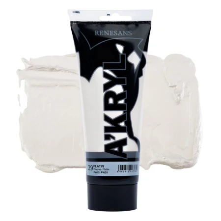 Farba akrylowa RENESANS A'KRYL 200 ml (29 - platyna)