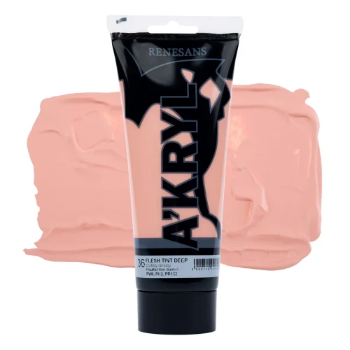 Przejdź do produktu Farba akrylowa RENESANS A'KRYL 200 ml (36 - cielisty ciemny)