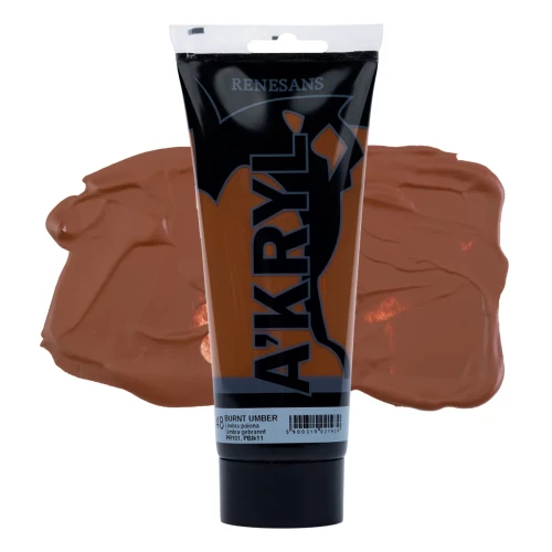 Przejdź do produktu Farba akrylowa RENESANS A'KRYL 200 ml (48 - umbra palona)
