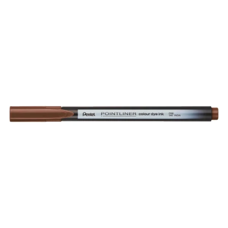 Cienkopis PENTEL POINTLINER COLOUR 0,4 mm - orzechowy
