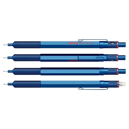 Ołówek automatyczny ROTRING 600 2114266 - 0,5 mm - niebieski