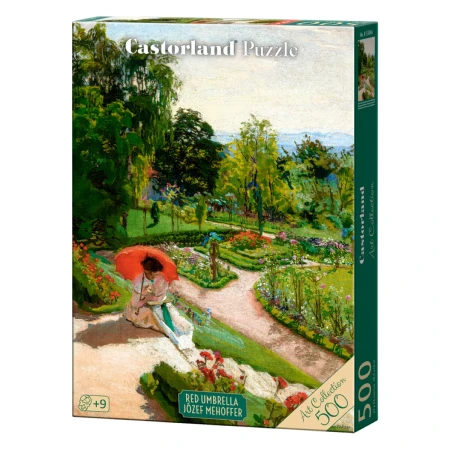 Puzzle CASTORLAND 500 - Red Umbrella, Józef Mehoffer