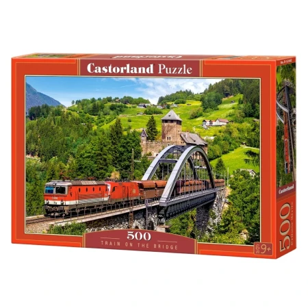 Puzzle CASTORLAND 500 - Train on the Bridge