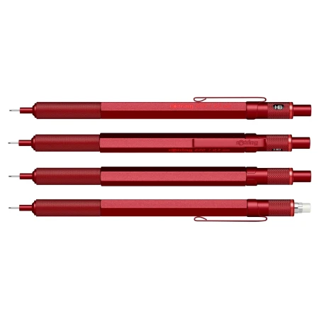 Ołówek automatyczny ROTRING 600 2114264 - 0,5 mm - czerwony