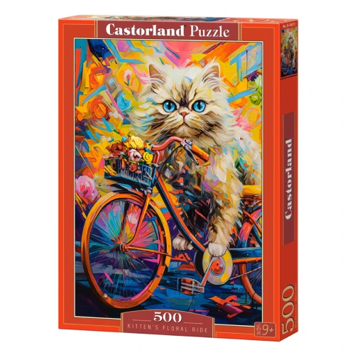 Przejdź do produktu Puzzle CASTORLAND 500 -  Kitten's Floral Ride