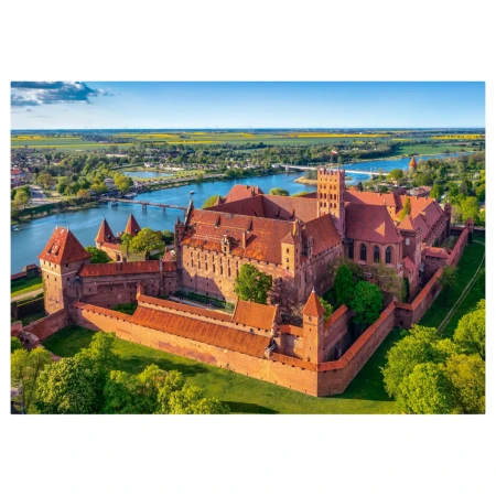 Puzzle CASTORLAND 500 - View of The Malbork Castle, Poland