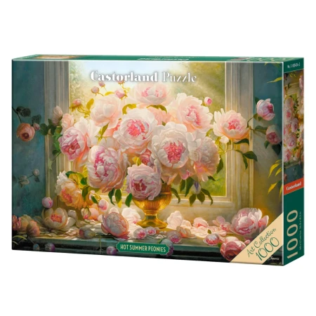 Puzzle CASTORLAND 1000 - Hot Summer Peonies - Art Collection