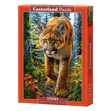 Puzzle CASTORLAND 1500 - Mountain Lion In The Forest