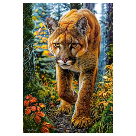 Puzzle CASTORLAND 1500 - Mountain Lion In The Forest