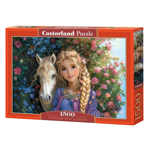 Przejdź do produktu Puzzle CASTORLAND 1500 - Princess With A Horse