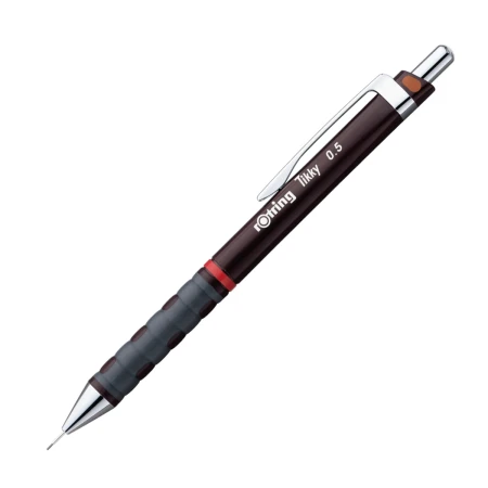 Ołówek automatyczny ROTRING Tikky 1904691 - 0,5 mm - bordowy