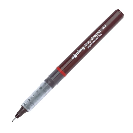 Cienkopis kreślarski ROTRING Tikky Graphic - 0,3 mm - czarny