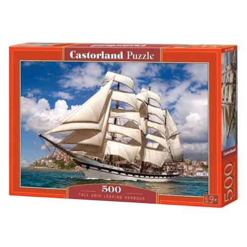 Przejdź do produktu Puzzle CASTORLAND 500 - Tall Ship Leaving Harbour