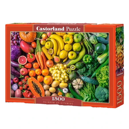 Puzzle CASTORLAND 1500 - Rainbow of Vitamins