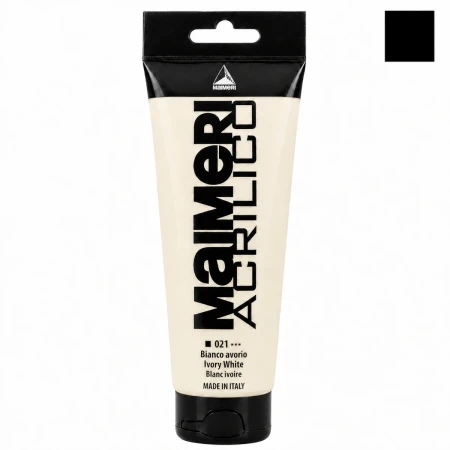 Farba akrylowa MAIMERI Acrilico 200 ml - 021 Ivory White