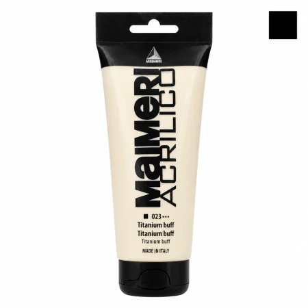 Farba akrylowa MAIMERI Acrilico 200 ml - 023 Titanium buff