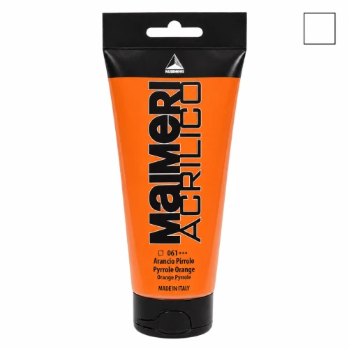 Przejdź do produktu Farba akrylowa MAIMERI Acrilico 200 ml - 061 Pyrrole Orange