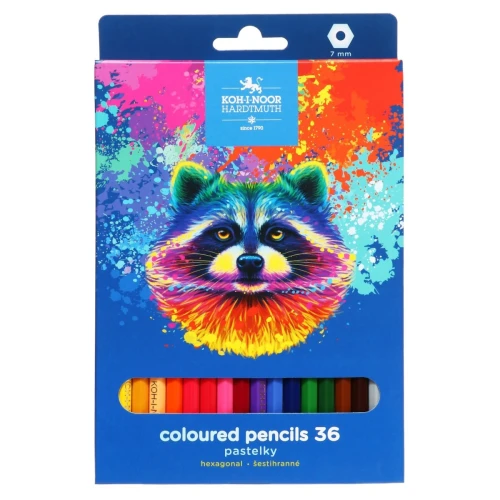 Przejdź do produktu Kredki ołówkowe KOH-I-NOOR Szop - 36 kolorów