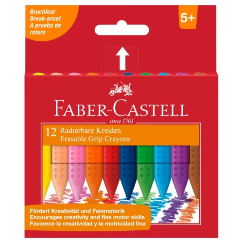 Przejdź do produktu Kredki woskowe FABER-CASTELL - 12 kolorów