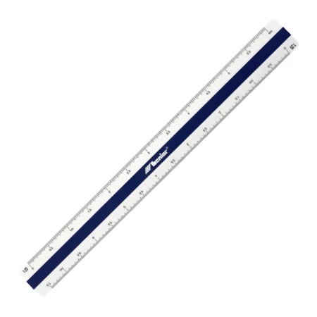 Skalówka płaska plastikowa LENIAR nr 1 - 30 cm