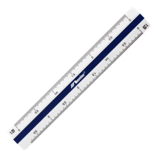 Przejdź do produktu Skalówka płaska plastikowa LENIAR - 15 cm