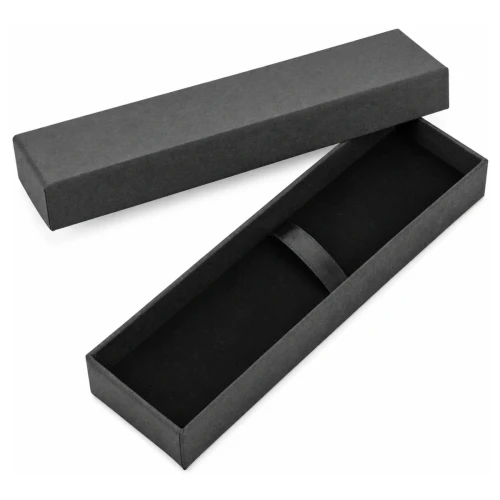 Przejdź do produktu Etui kartonowe na pióro i długopis - czarne - 180 x 55 x 25 mm