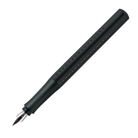 Pióro wieczne FABER-CASTELL Grip 2011 - stalówka F - czarny matowy - 140908